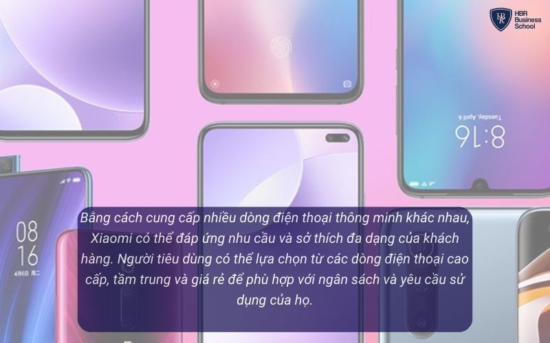 Xiaomi có nhiều dòng điện thoại với nhiều phân khúc khác nhau